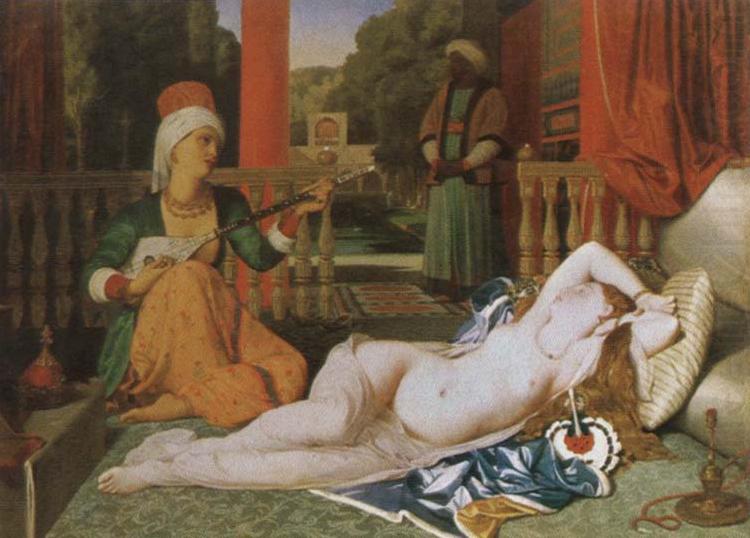 odalisque and slave, Jean-Auguste-Dominique Ingres